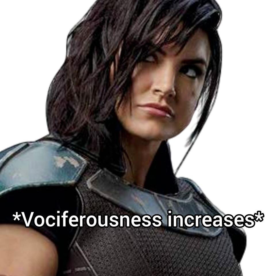 This meme features a photo of a character from a sci-fi franchise, likely with a dramatic or intense expression. The text "Vibin' with the vibe" appears in a playful, cartoonish font, often used to express enthusiasm or excitement. The image is likely humorous, ironic, or satirical, poking fun at the character's serious demeanor.